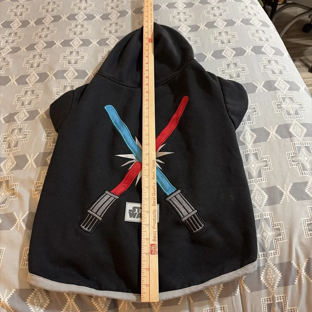 STAR WARS Light Up Lightsaber Dog Hoodie, XX-LARGE,